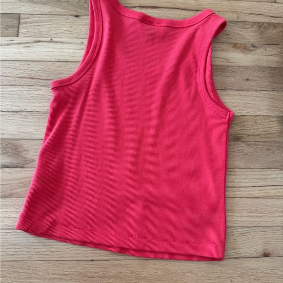 Universal Thread Burnt Orange/Red Ribbed Tank Top - Picture 4 of 6